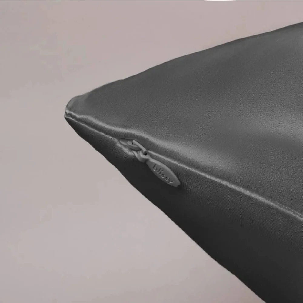 NWT Blissy Pillowcase, Dark Gray, Sandard/Queen Or King Size